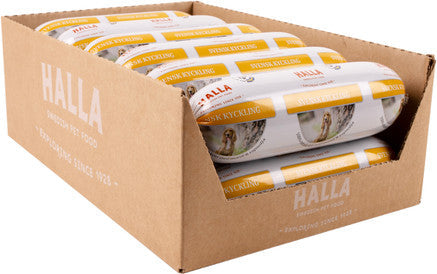 Halla Svensk Kyckling Våtfoder 650gr x 12st