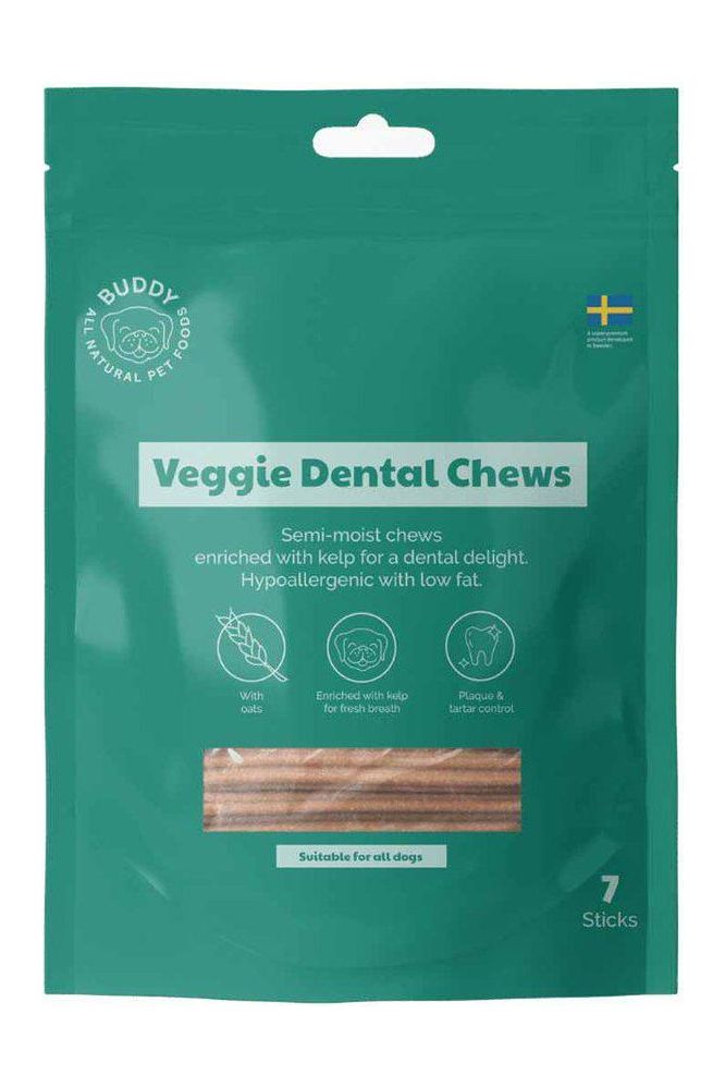 Buddy Veggie Dentalchews Med Kelp 100g