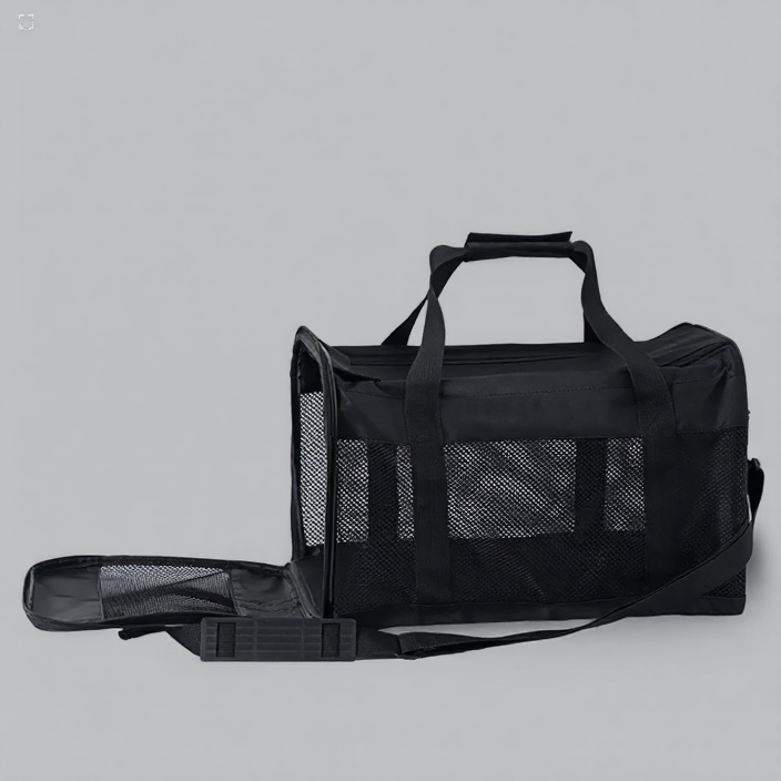Transportväska för Katt & Smådjur (44x30x27cm) – Lätt Ryggsäck för Resa
