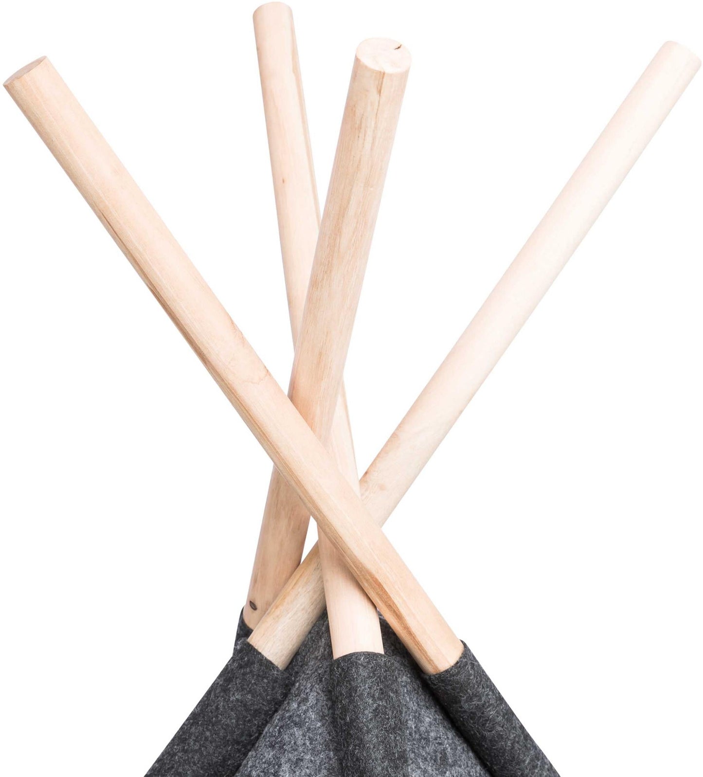 Trixie Tipi tält, filt, 70 × 70 × 70 cm, antracit 