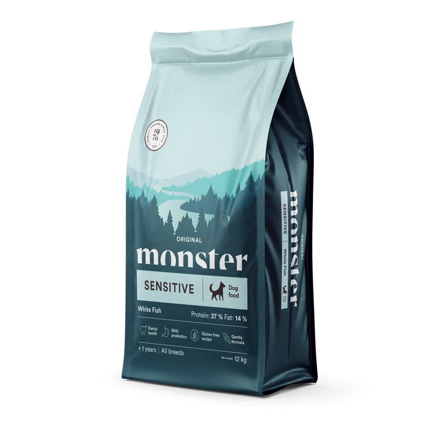 Monster Dog Original Sensitive White Fish All Breed Hundfoder