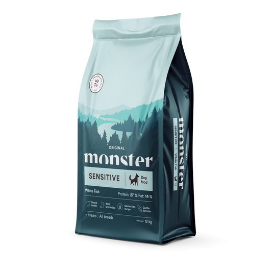 Monster Dog Original Sensitive White Fish All Breed Hundfoder