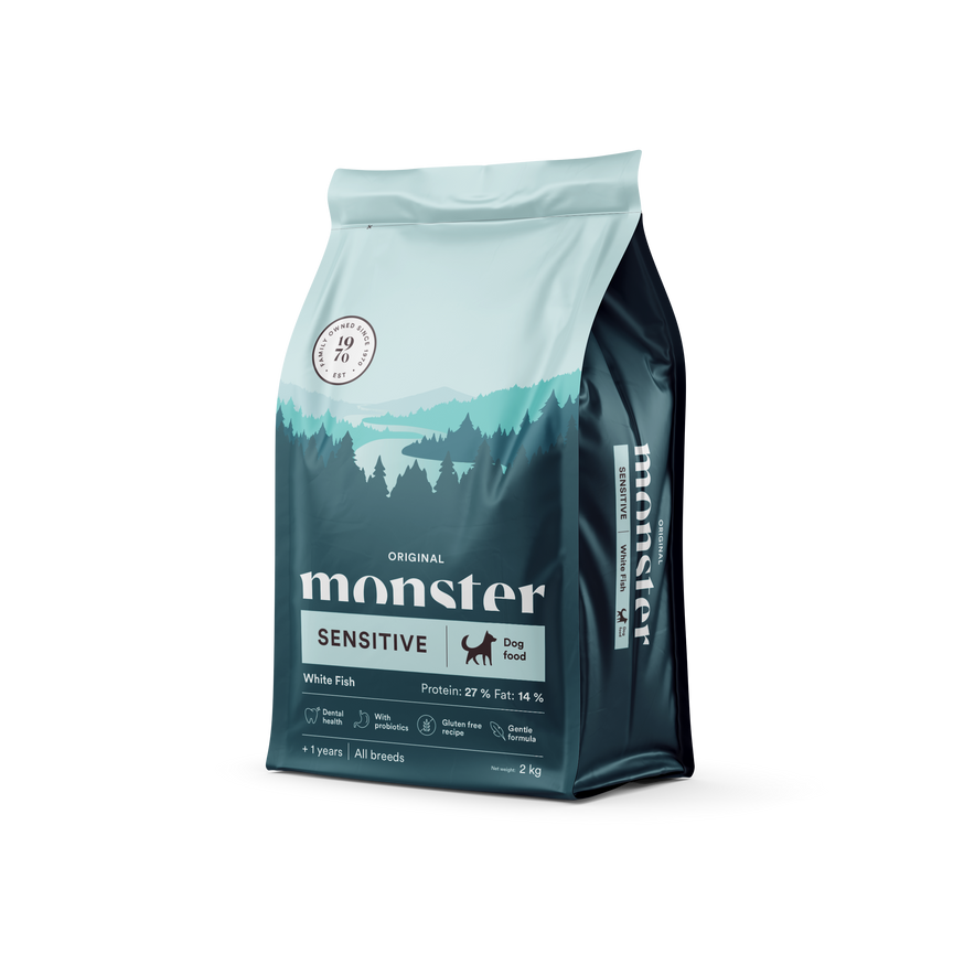 Monster Dog Original Sensitive White Fish All Breed Hundfoder