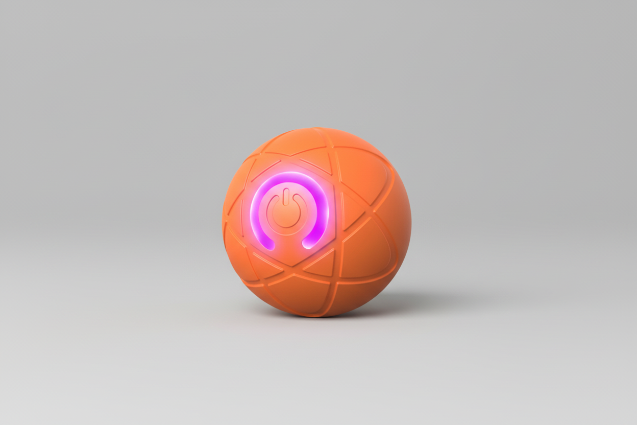 Smart Interaktiv Självrullande LED-boll för Katt & Hund – Mot Tristess & Överskottsenergi